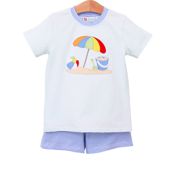 JELLYBEAN SUMMER: Beach Umbrella Boy Short Set