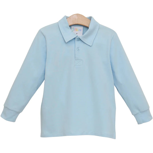 Micheal Polo LS - Light Blue