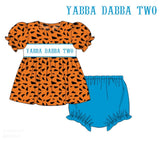 PO74 Yabba Dabba Name Smocks