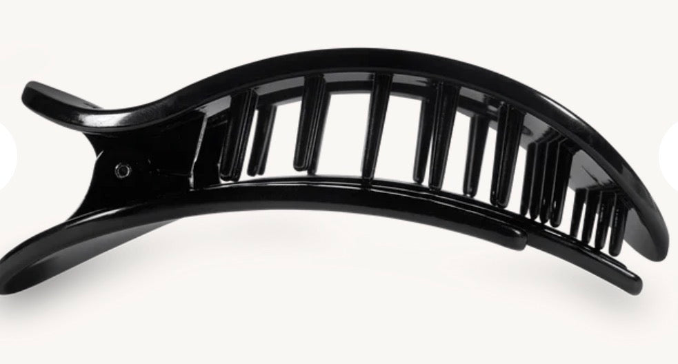 Teleties Large Flat Clip “Jet Black”