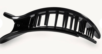 Teleties Large Flat Clip “Jet Black”