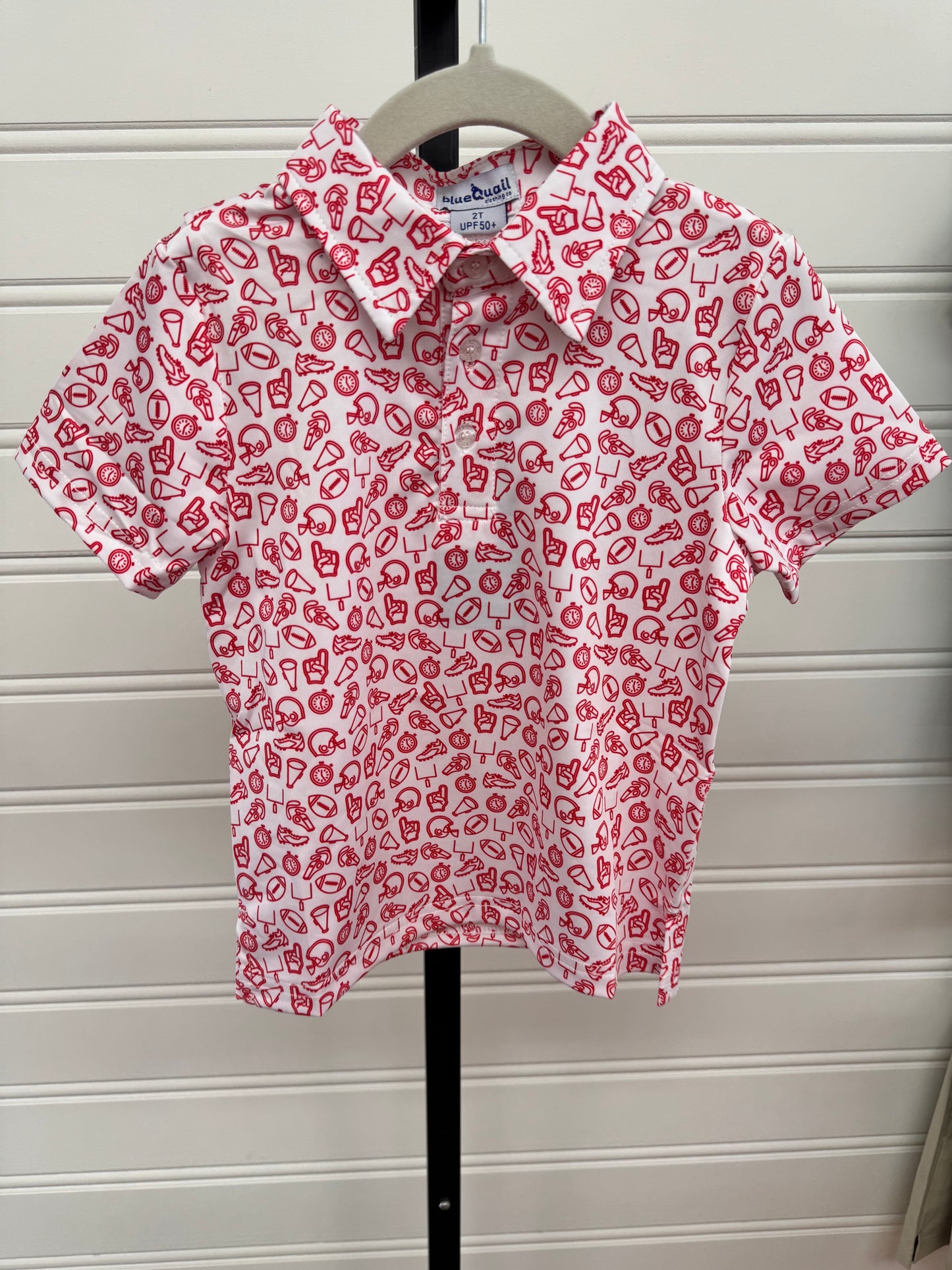 Blue Quail Kickoff Red Polo