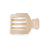 Square Flat Hair Clip | Small | Almond Beige