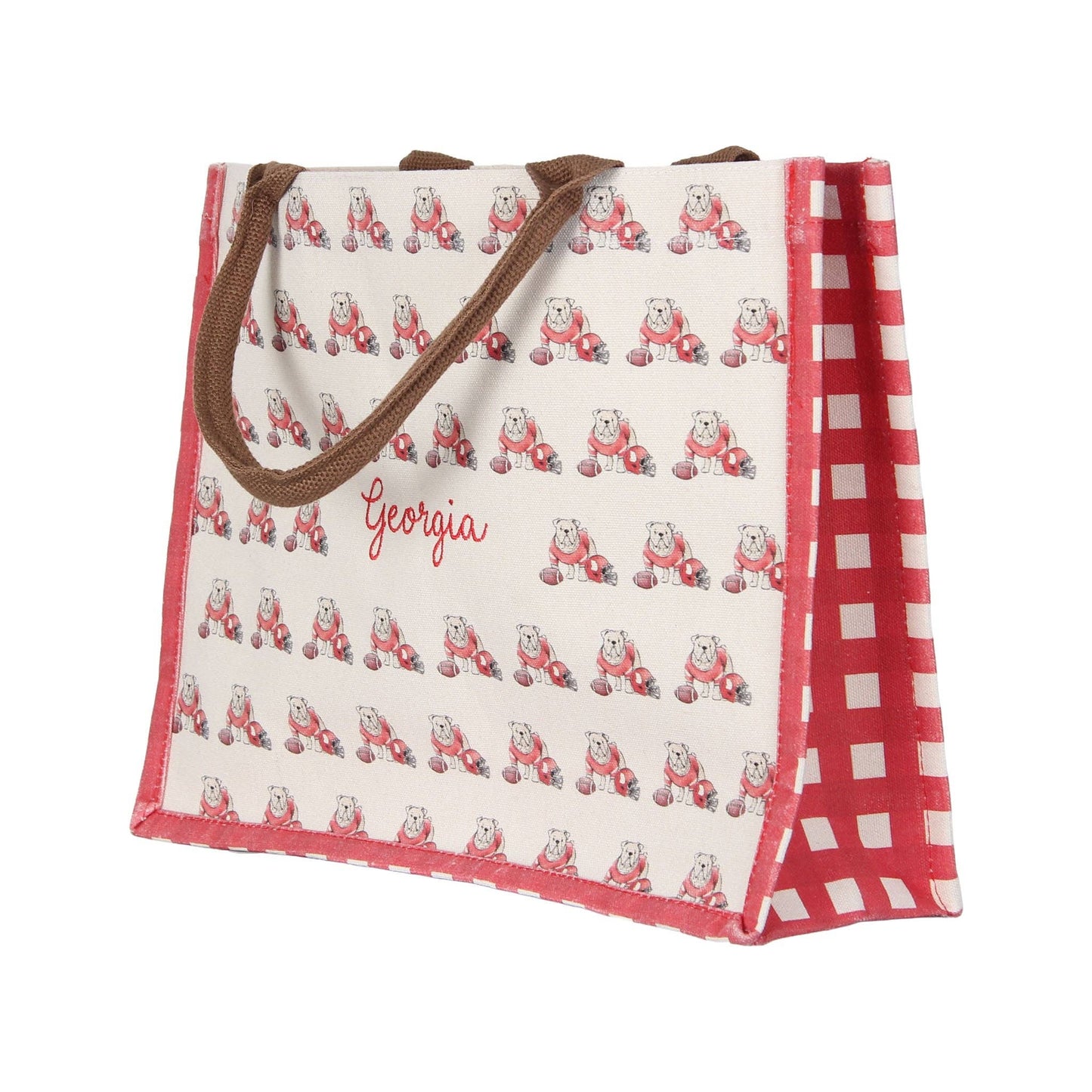 Bulldogs Pattern Tote Bag