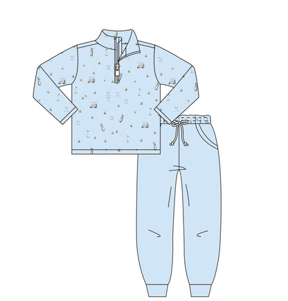 Golf Boys Quarter Zip Set - ETA JANUARY