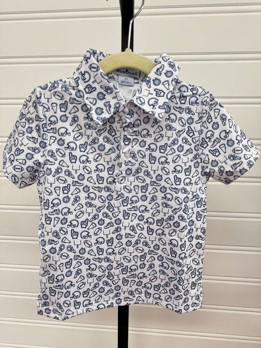 Blue Quail Kickoff Navy Polo