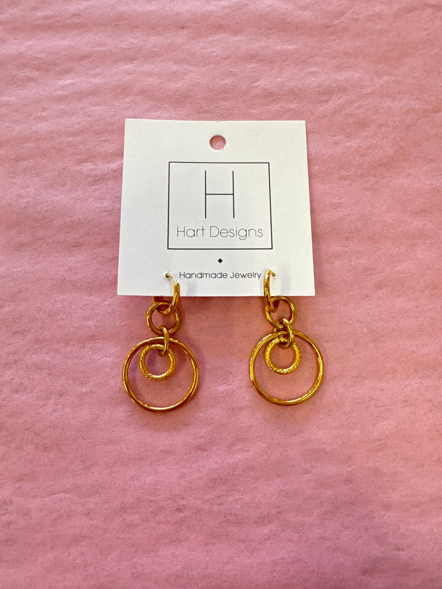 Hart Designs Gold Circle Earrings