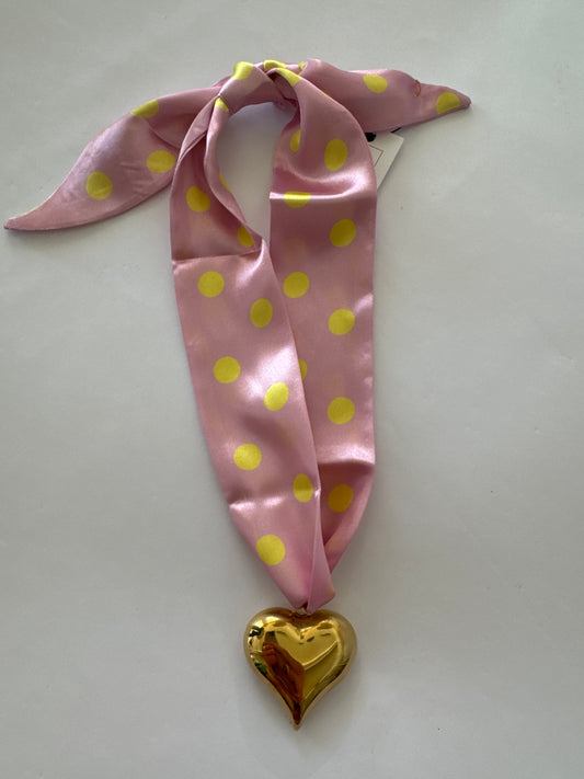 Hart Designs Polka Dot Scarf Necklace
