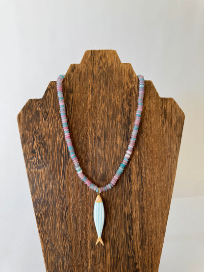 Hart Designs Beaded Fish Necklace