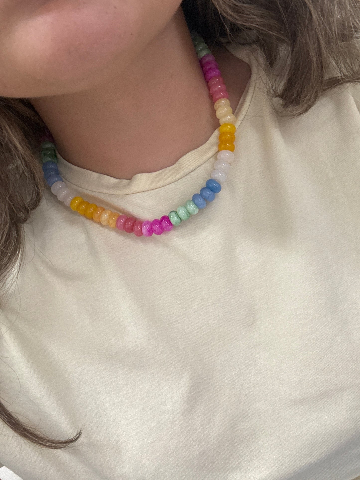 Colorful beaded necklace