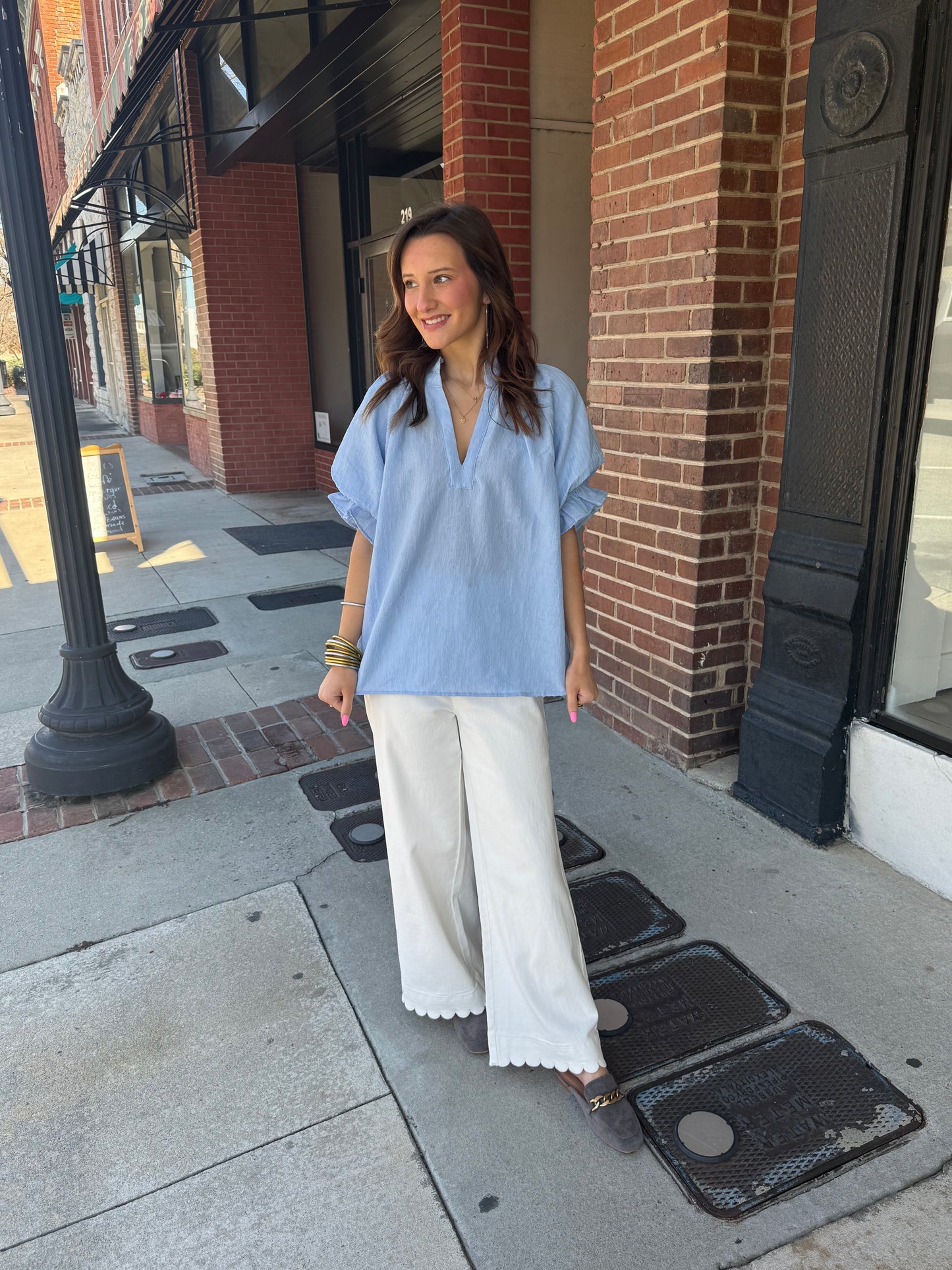 SUNDAY STROLL BLOUSE