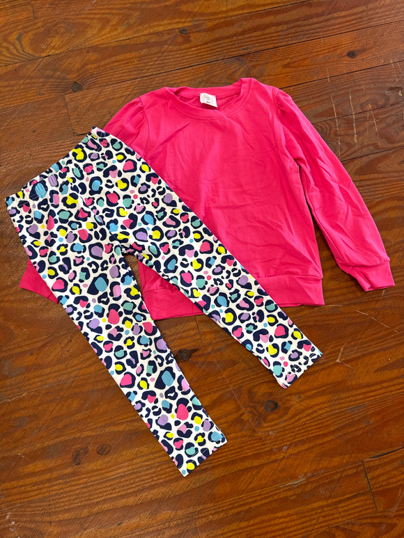 Pink Leopard Set