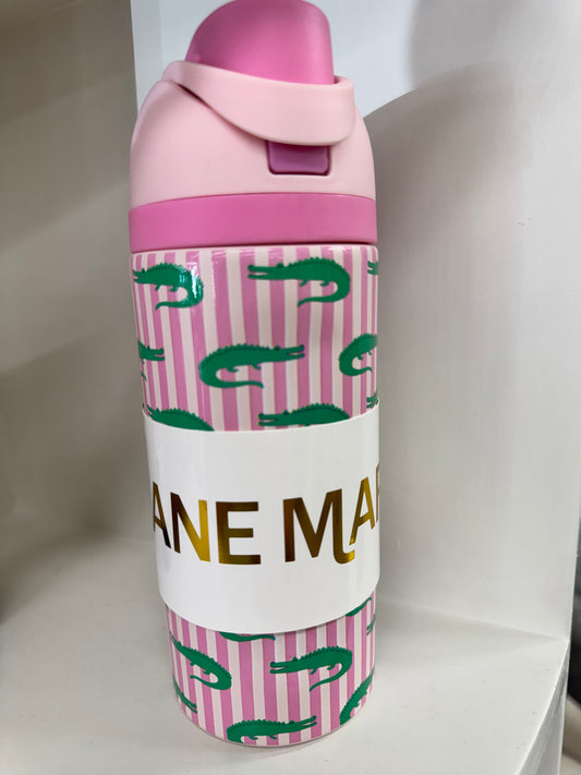 Alligator Water Bottle