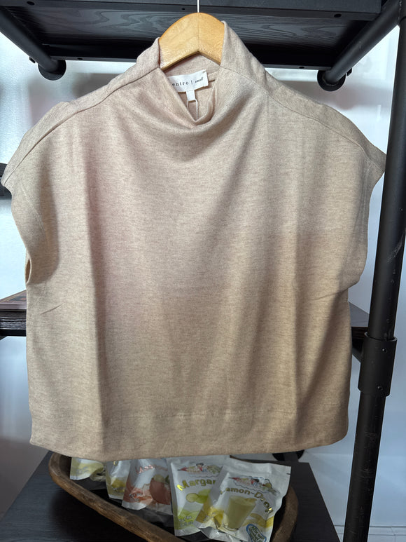 Lightweight Mock Neck Top