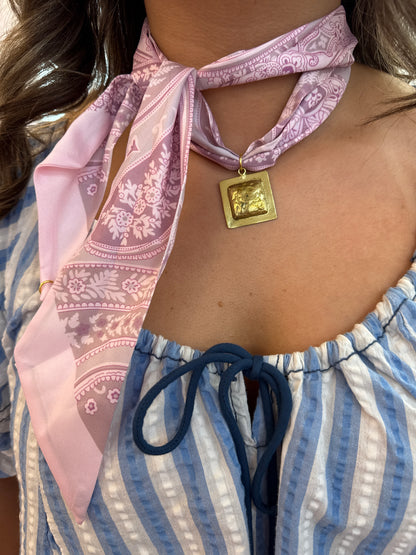 Hart Designs Green Cross Scarf Necklaces