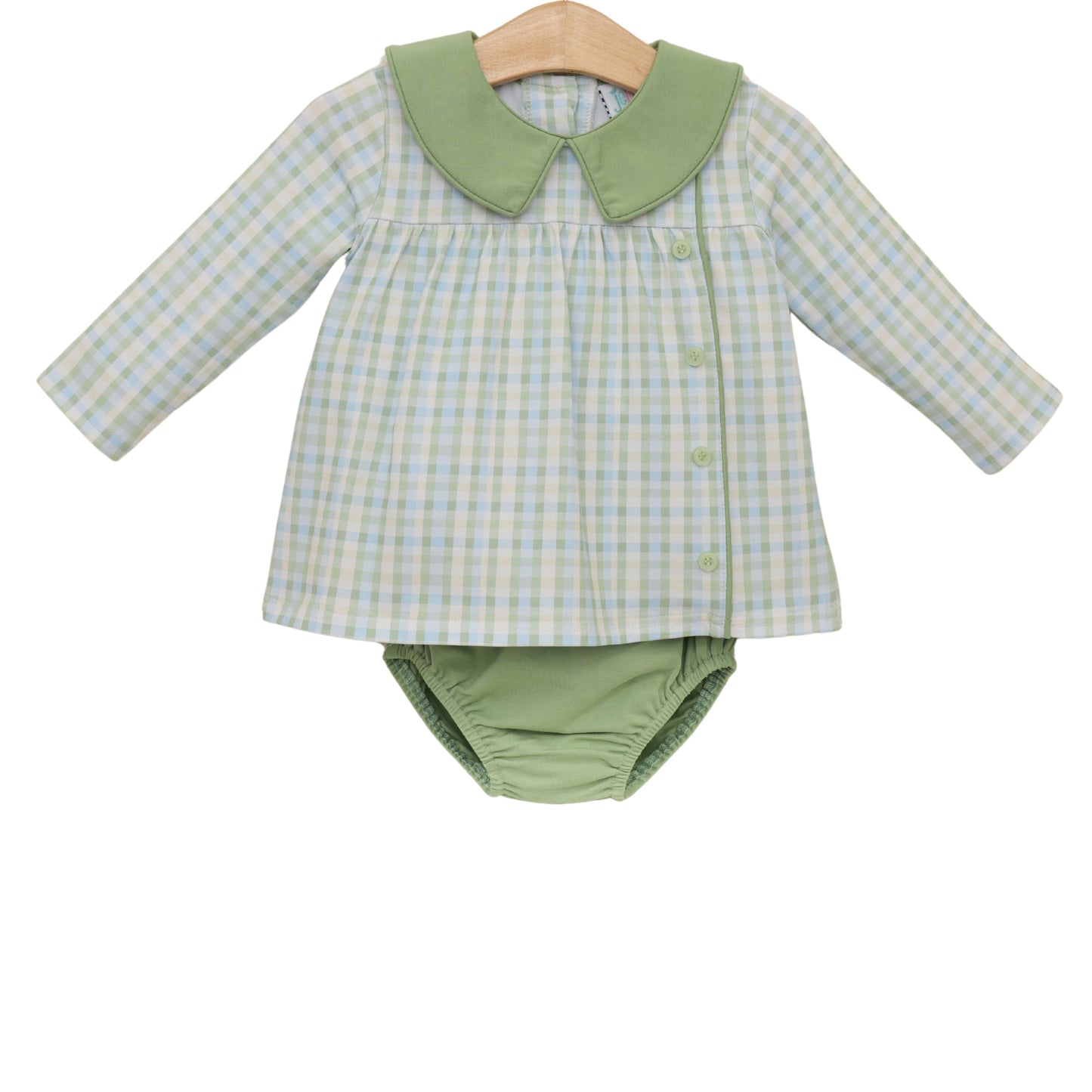 Jellybean Fall - Basin Plaid Liam Diaper Set