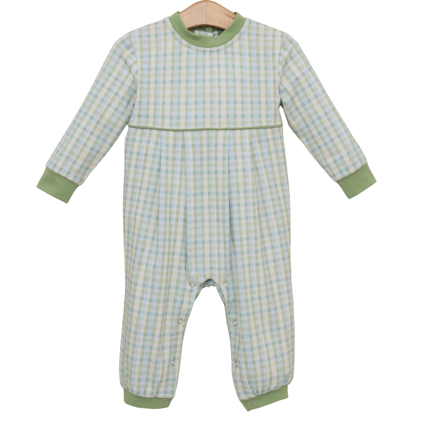 Jellybean Fall - Basin Plaid Patrick Romper