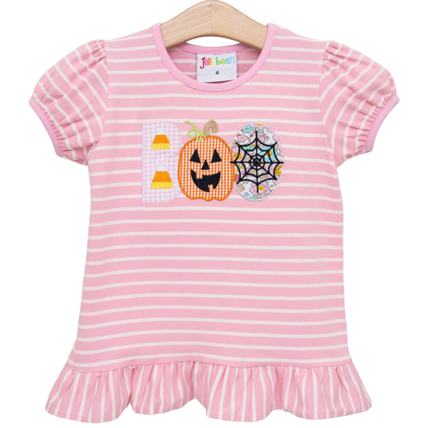 Boo! Ruffle Top *JELLYBEAN PUMPKIN PREORDER*