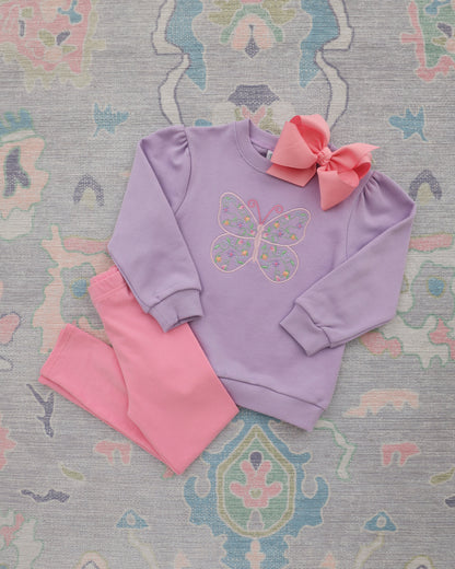 Jellybean Fall - Butterfly French Terry Pullover