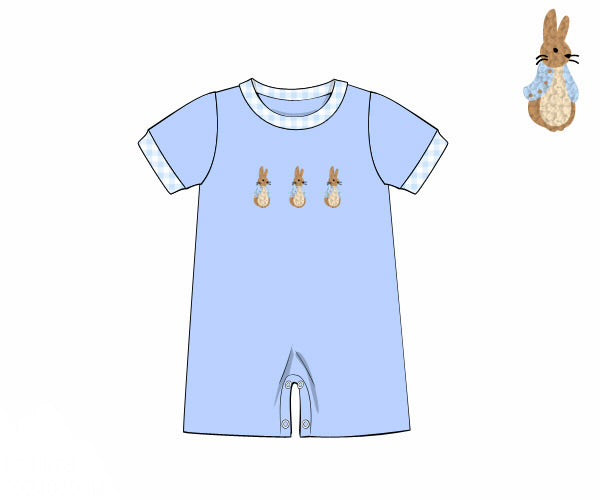 PO95 Bunnies & Blooms Romper