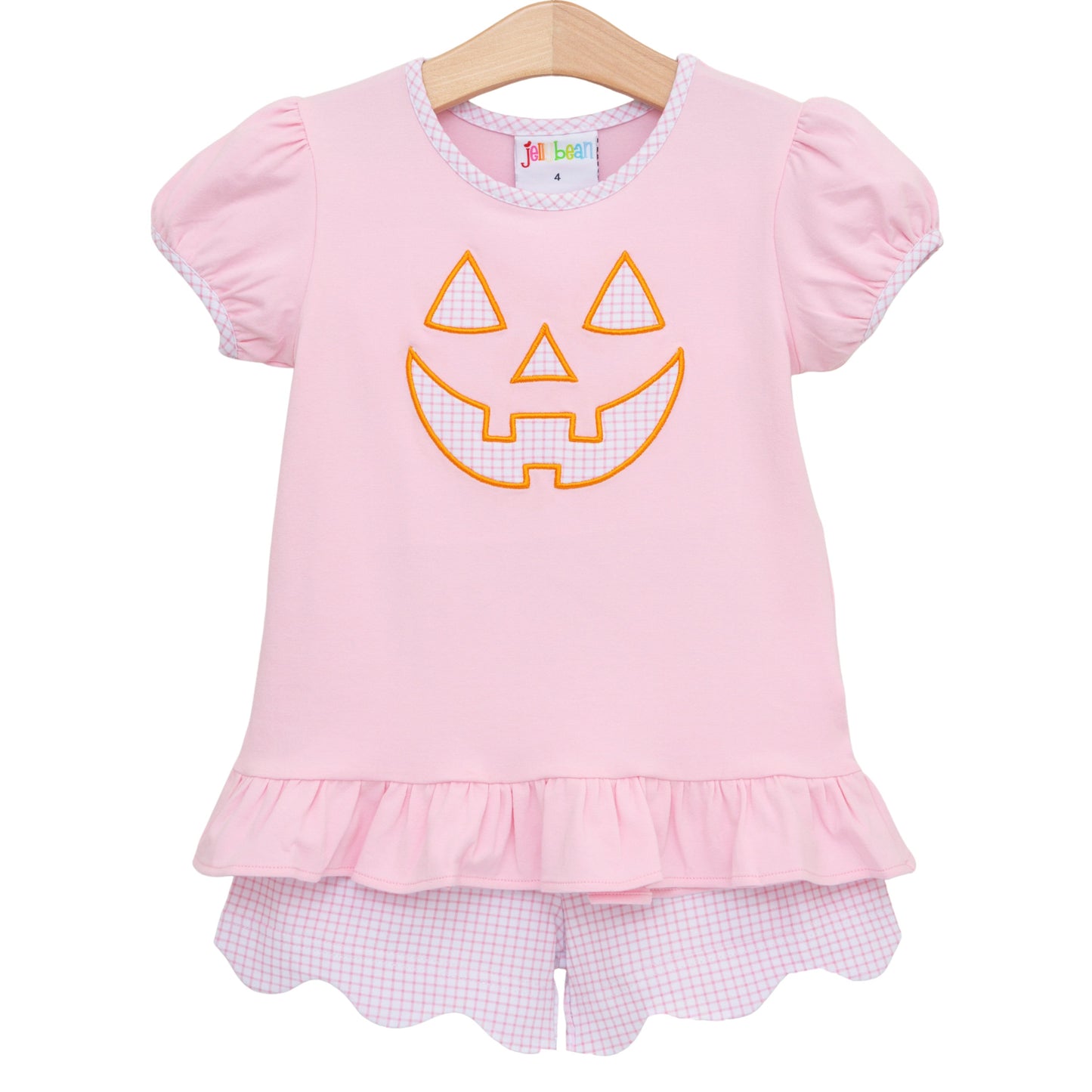 Carving Cutie Scallop Short Set *JELLYBEAN PUMPKIN PREORDER*