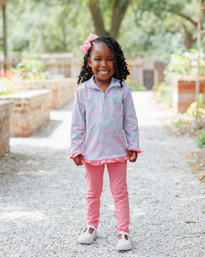 Jellybean Fall - Cottage Blooms Elsie Ruffle Pullover Set