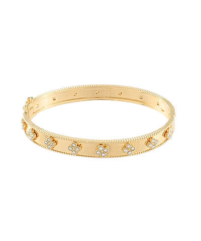 Gold Quatrefoil Bracelet