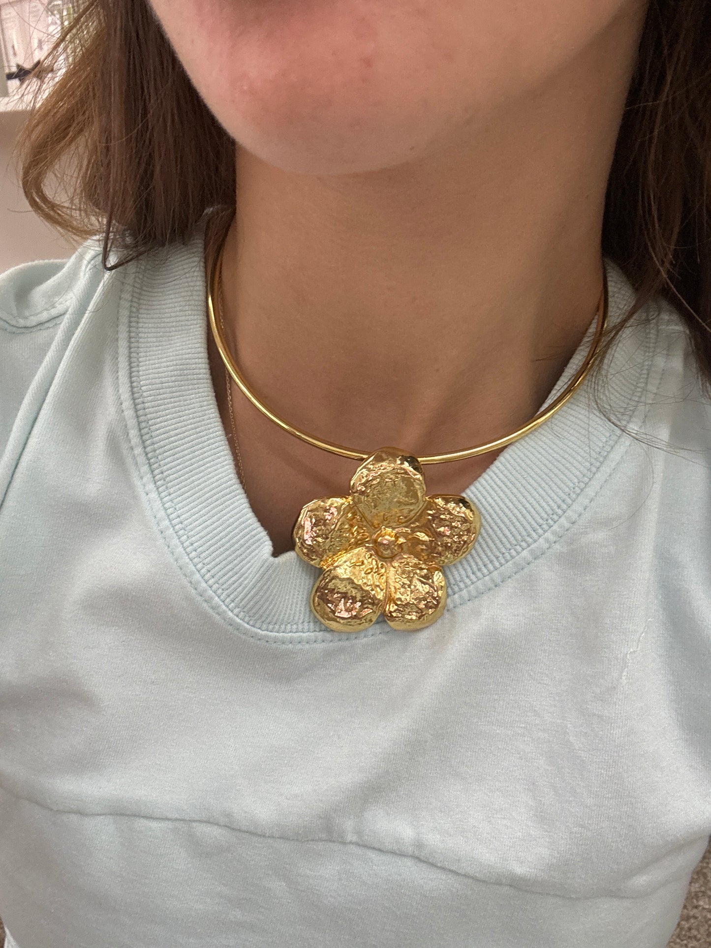 Gold Flower Necklace