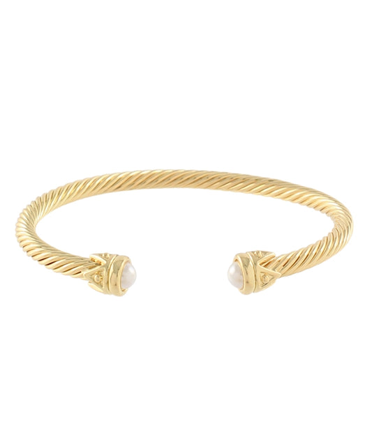 End Pearl Cable Cuff