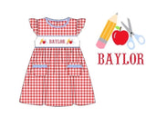 PO73 School Supply Name Smocks