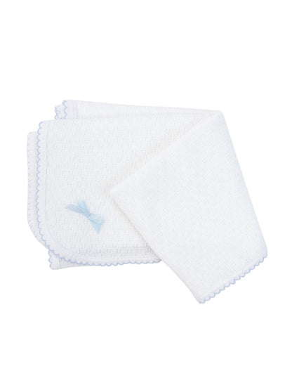Paty Knit Blanket W/ Trim