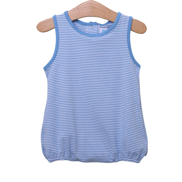 JELLYBEAN SUMMER: Avery Bubble - Cornflower Blue Stripe