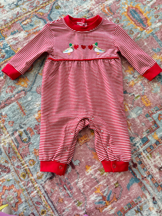 Jellybean Duck Love Romper