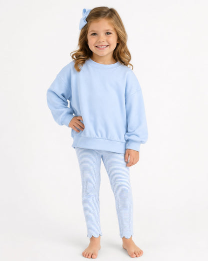 Lazy Daizy Blue Sweatshirt & Leggings Set - ETA NOVEMBER