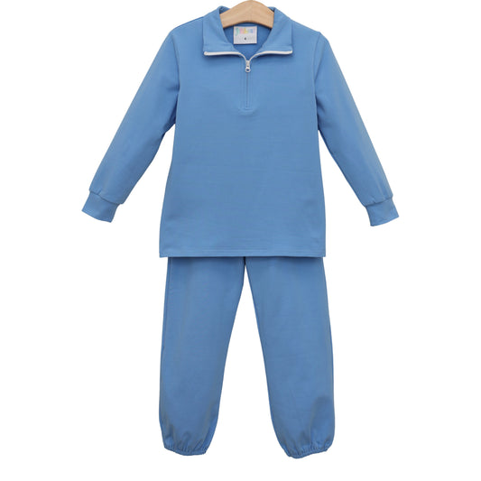 Jellybean Fall - Evan Pullover Set Cornflower Blue
