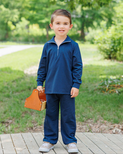 Jellybean Fall - Evan Pullover Set Navy