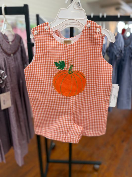 Orange Gingham Pumpkin JonJon