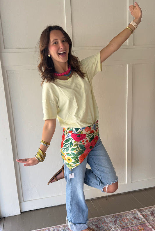 HD Colorful Floral Scarf