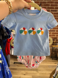 BOYS Beach balls diaper set
