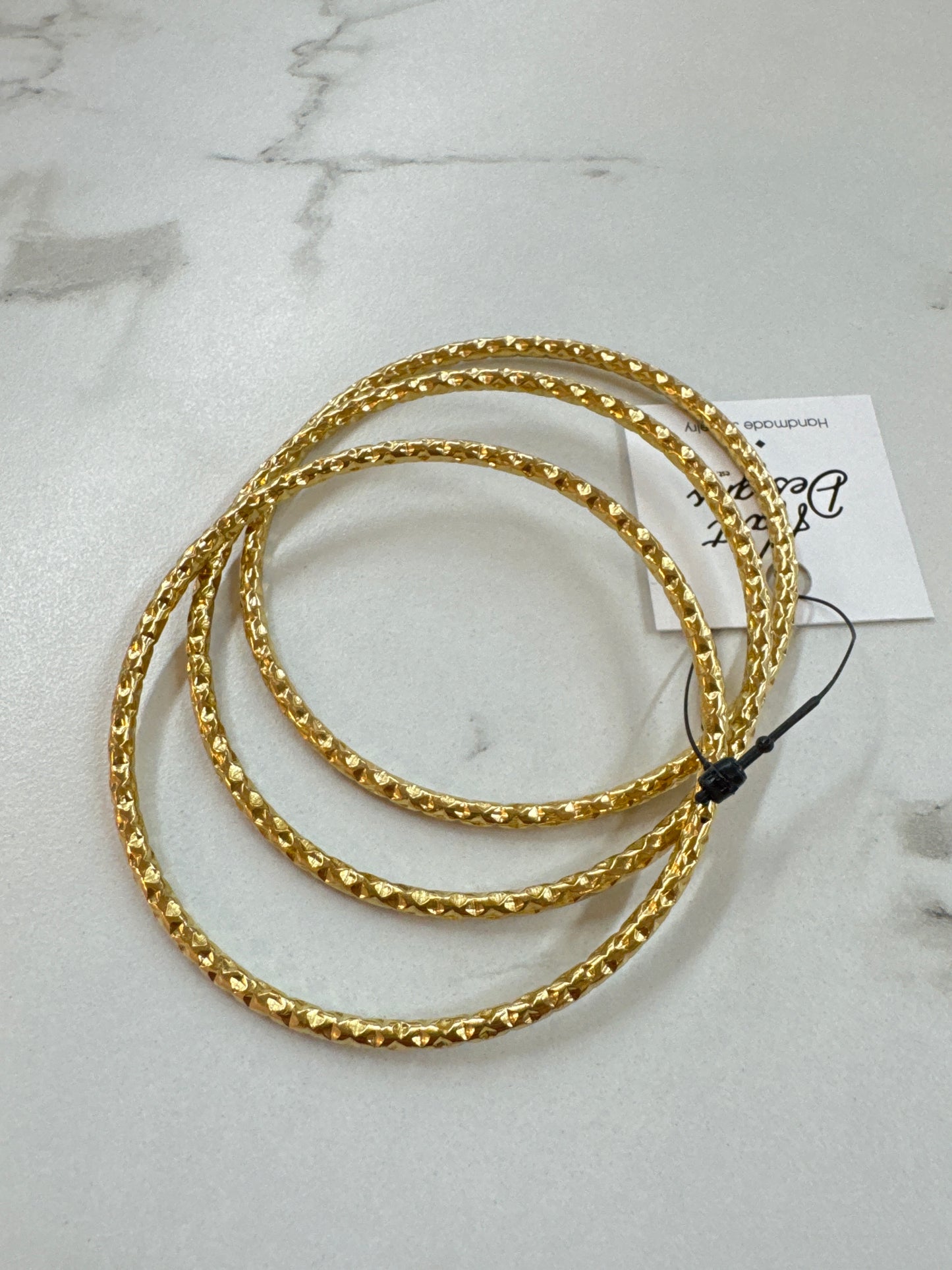 HD Gold Bangle Set