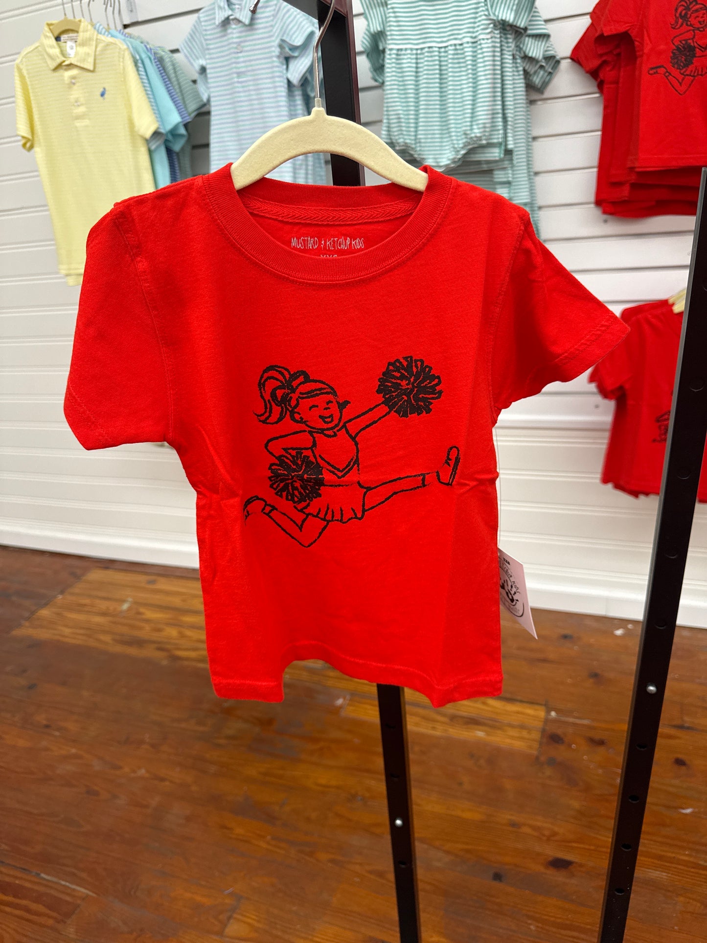 Red/Black Cheerleader Tee