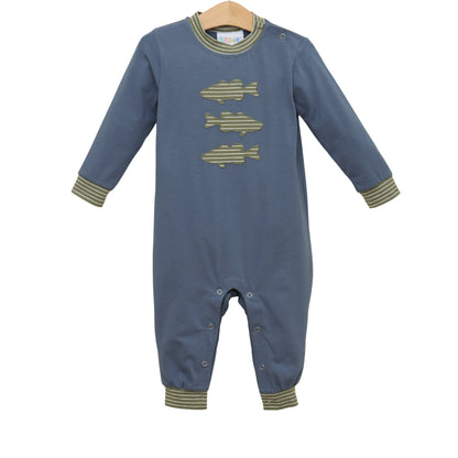 Jellybean Fall - Fresh Water Friends Romper