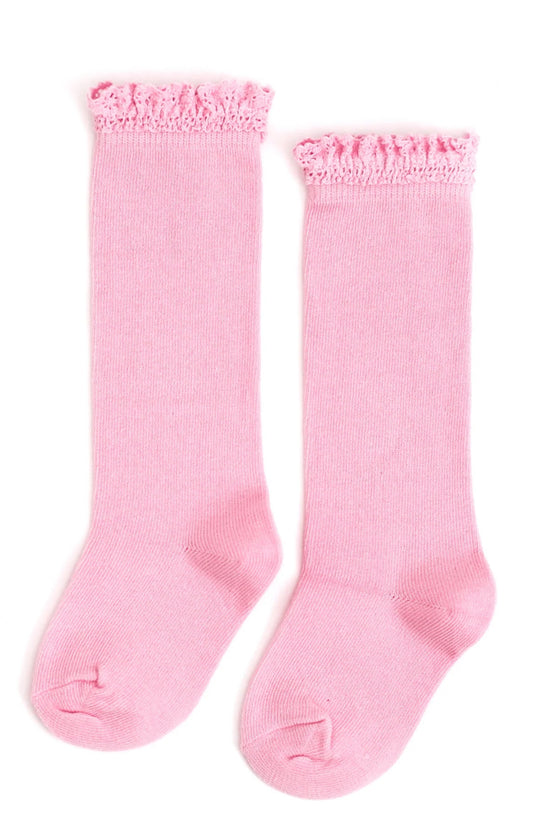 Blossom Lace Top Knee High Socks