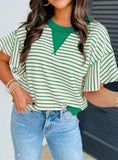 Stripped Flutter Top