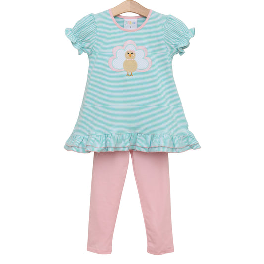 Jellybean Fall -Give Thanks Ruffle Pant Set