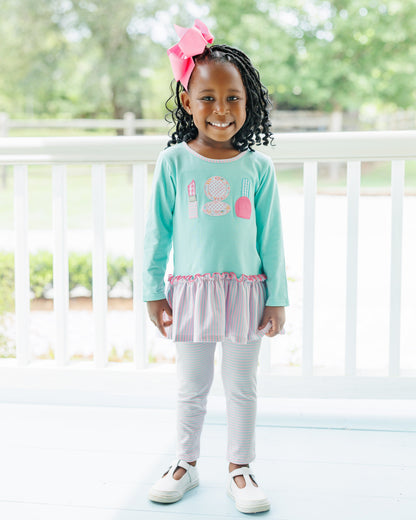 Jellybean Fall - Glam Trio Ruffle Pant Set