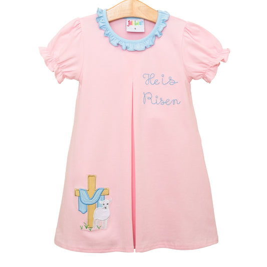 He Is Risen Pleat Dress