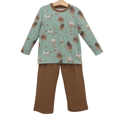 Jellybean Fall - Heritage Hunt Thomas Pant Set