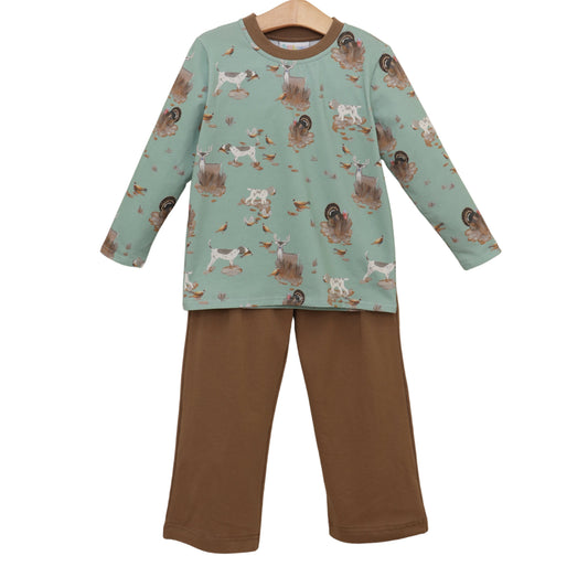 Jellybean Fall - Heritage Hunt Thomas Pant Set