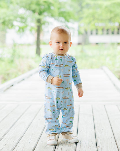 Jellybean Fall - Hook & Tackle Thomas Romper